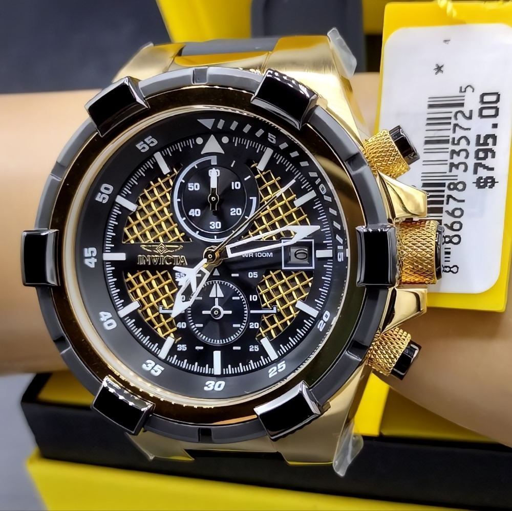FIRM PRICE-Invicta Aviator Chronograph Men's Watch.